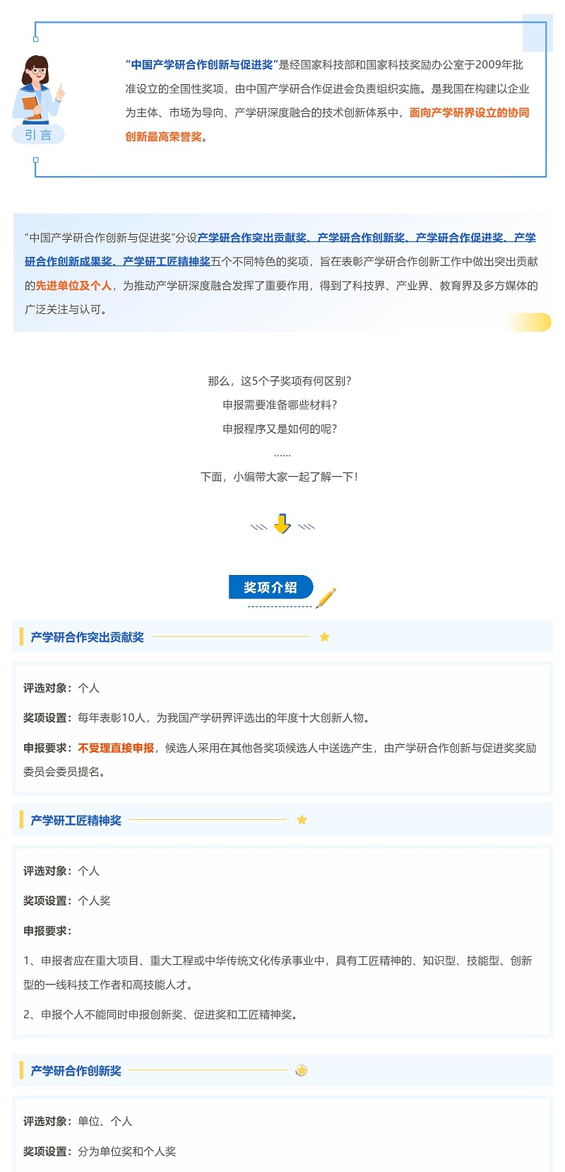 中國產學研領域最高榮譽！中國產學研合作創新與促進獎如何申報？_壹伴長圖1